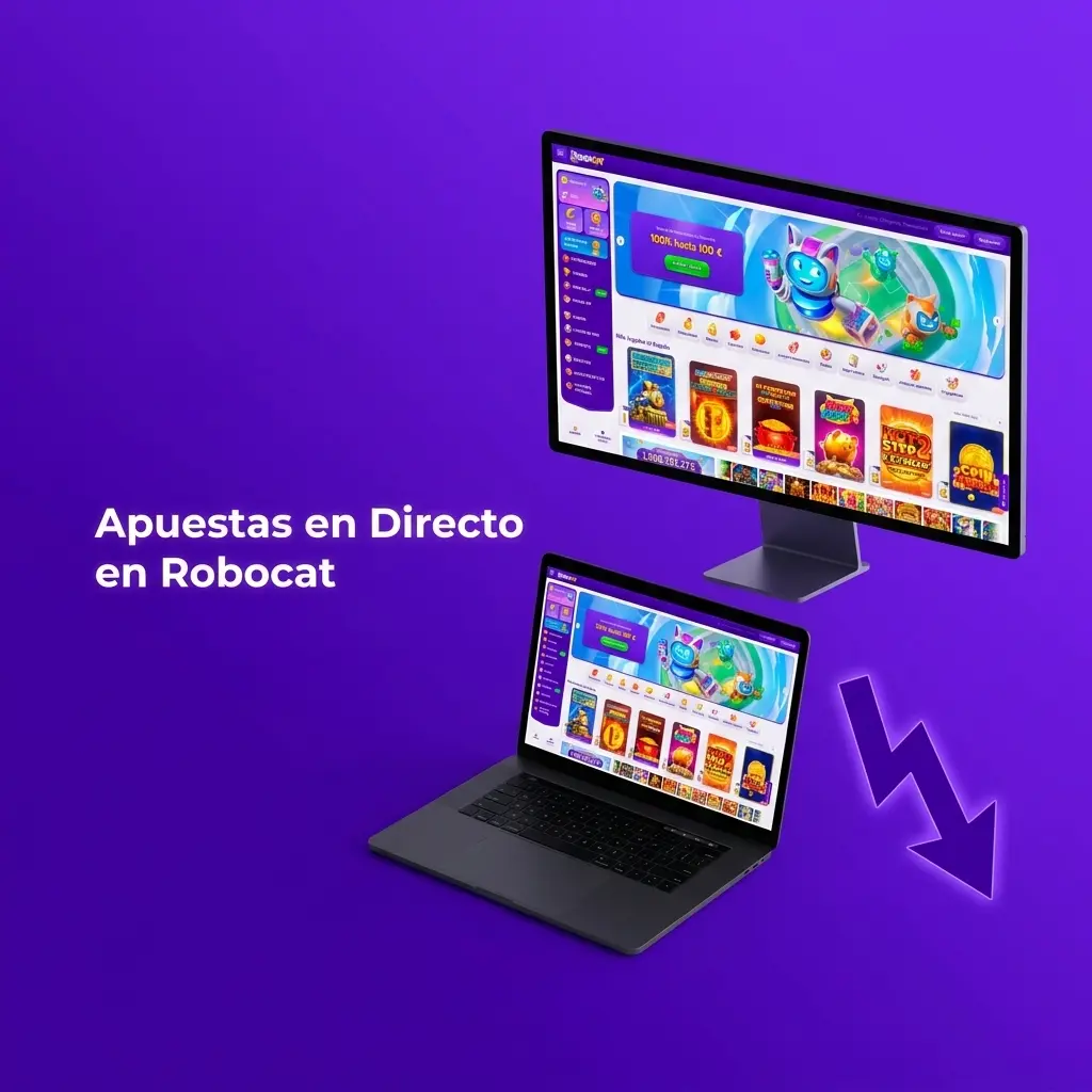 Apuestas en directo en Robocat: fútbol, tenis, baloncesto y más con cuotas en tiempo real
