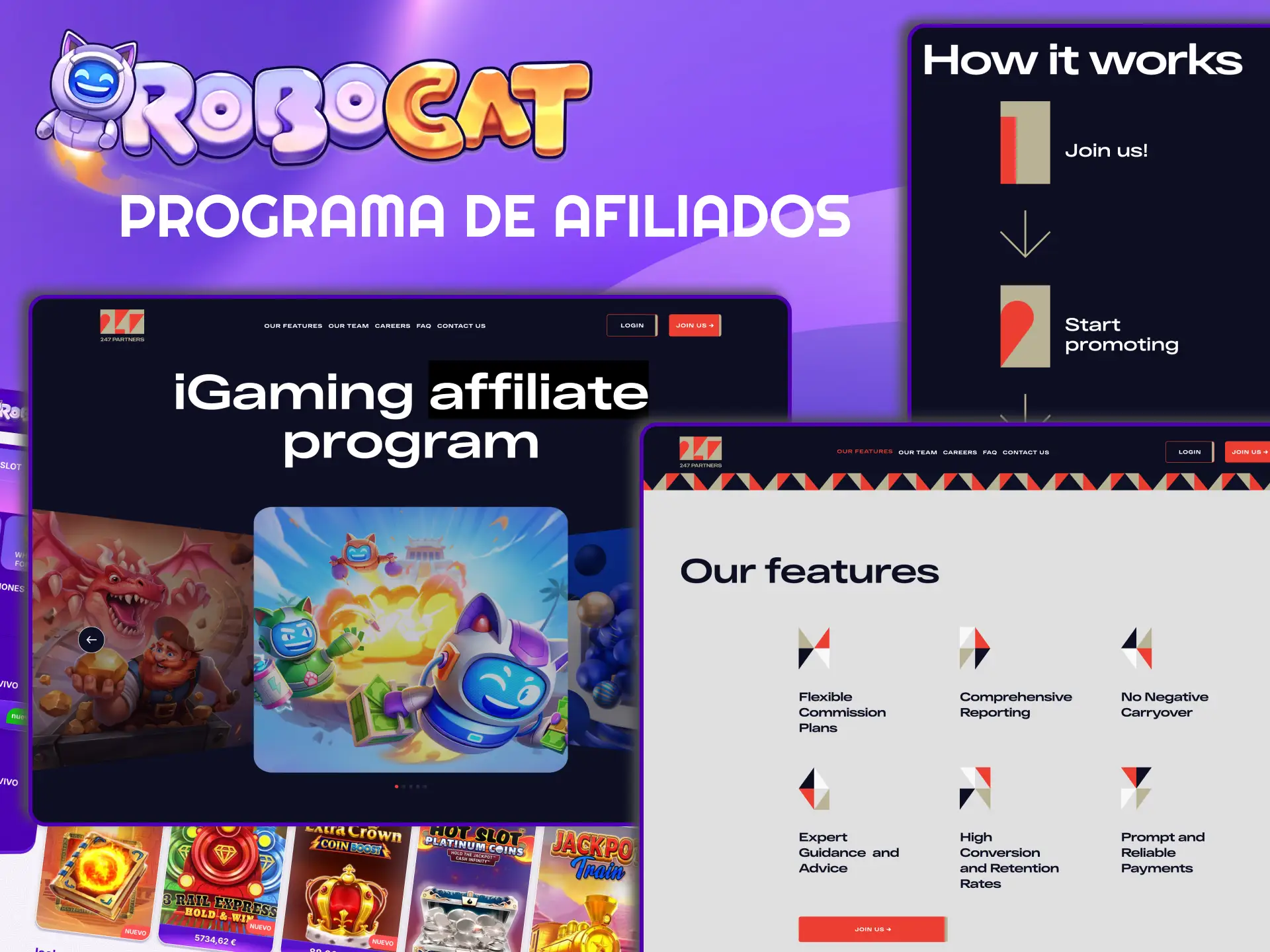 Robocat presenta su Programa de Afiliados con revenue share transparente.